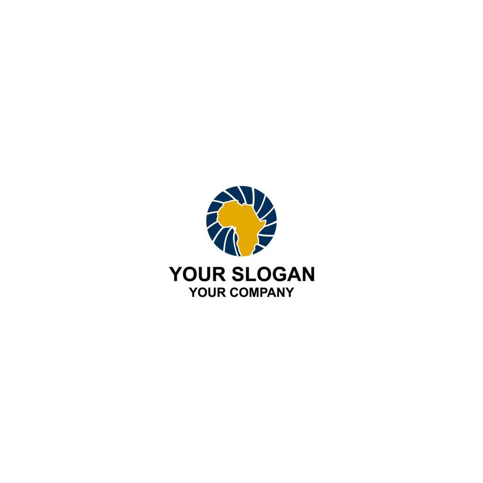 African Power Logo Design Vector
