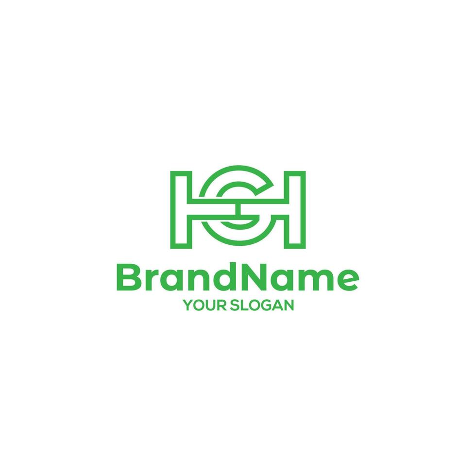 Initial H G and T Logo Design Vector