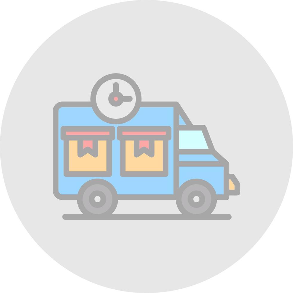 Delivery Time Vector Icon Design