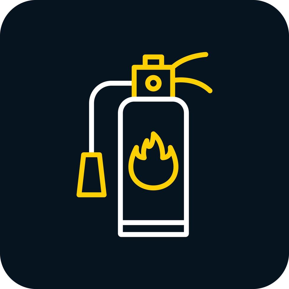 diseño de icono de vector de extintor de incendios