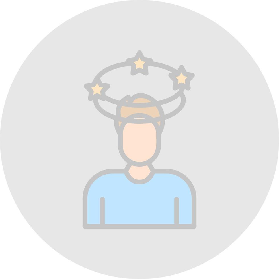 Dizzy Vector Icon Design