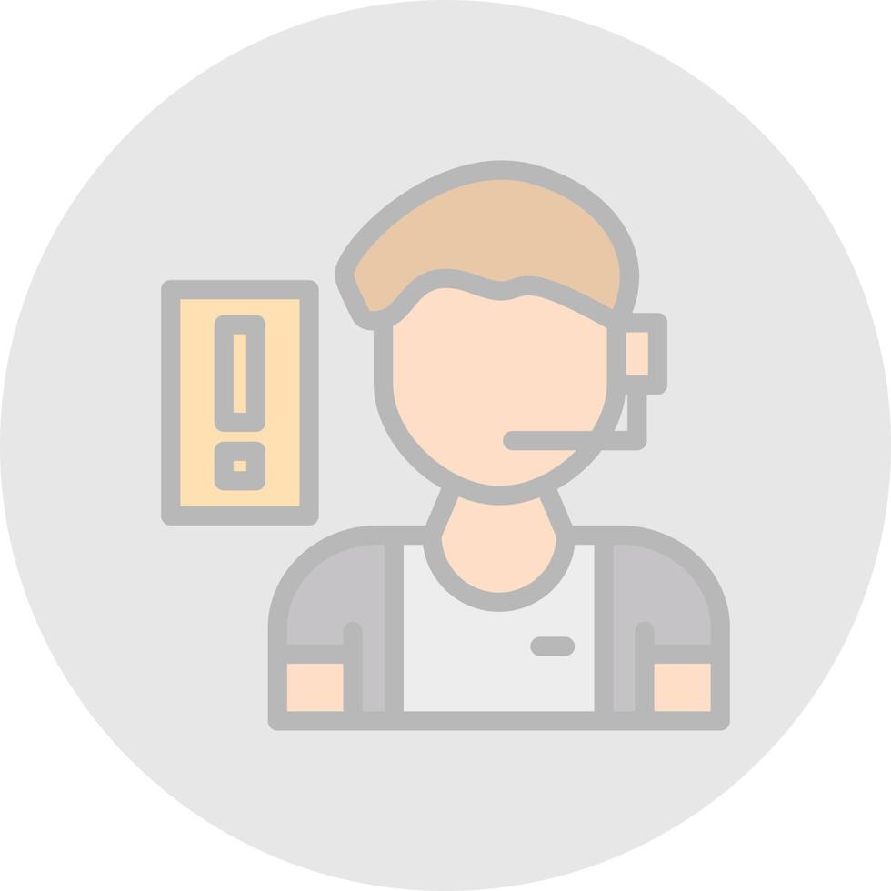 Referee Vector Icon Design