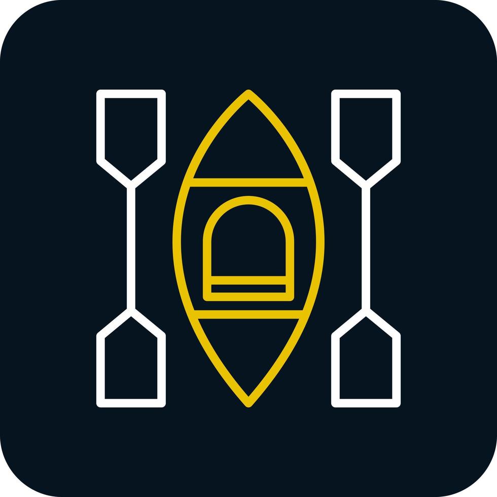 Kayak Vector Icon Design