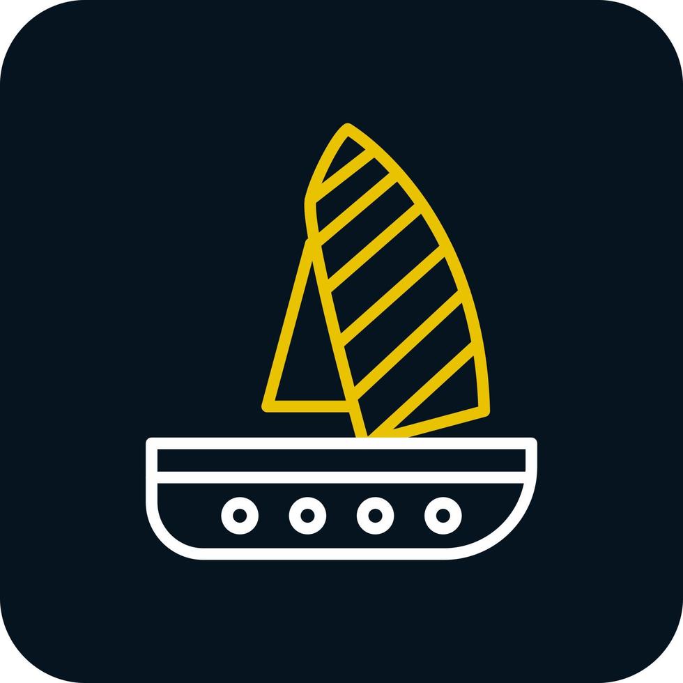 WIndsurf Vector Icon Design