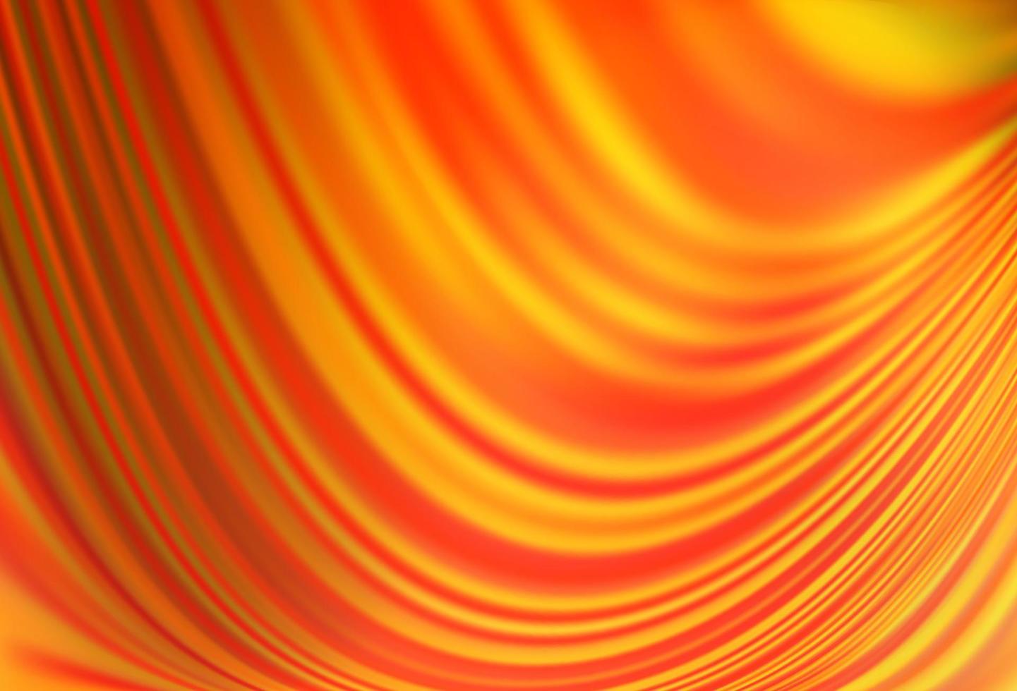 Light Yellow, Orange vector background with lava shapes.