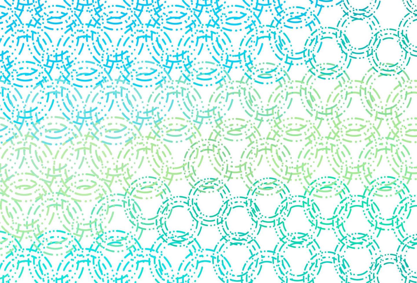 Light blue, yellow vector cover with spots.