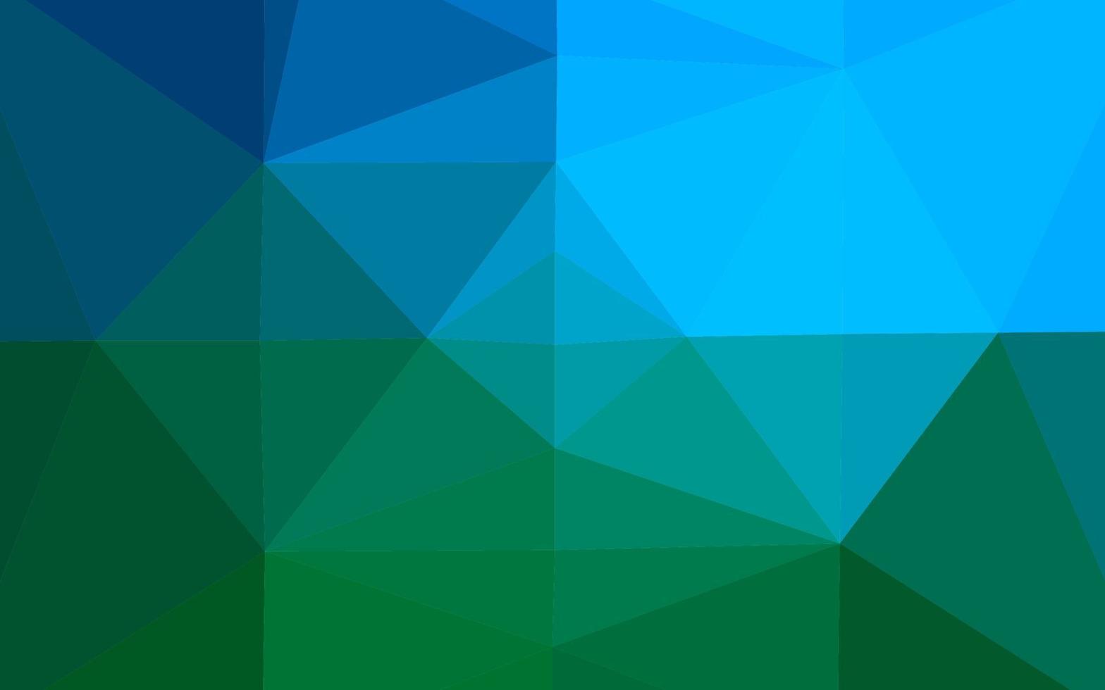 Dark Blue, Green vector triangle mosaic texture.