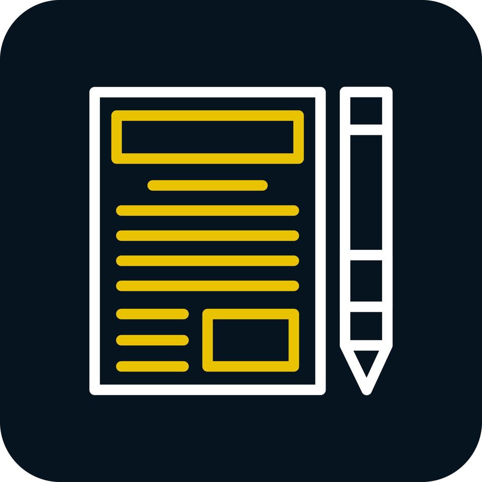 Blogger Vector Icon Design