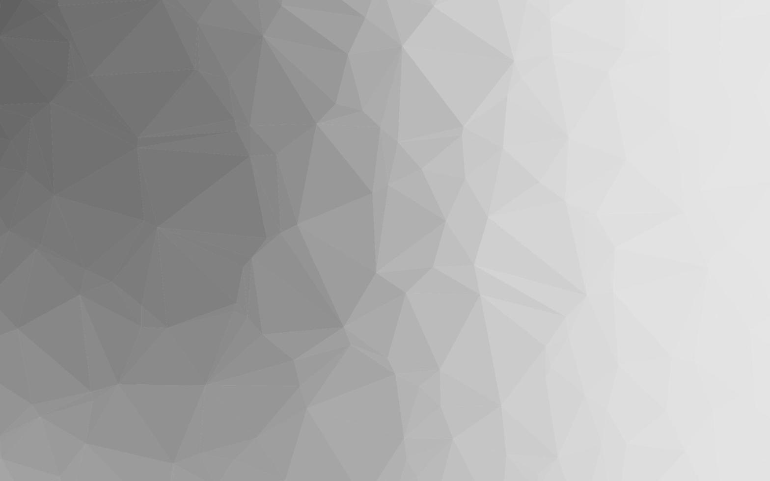 Light Silver, Gray vector abstract polygonal cover.