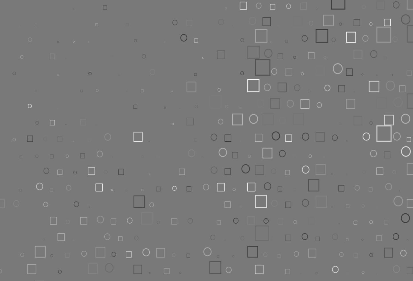 Light Silver, Gray vector template with spots, rectangles.