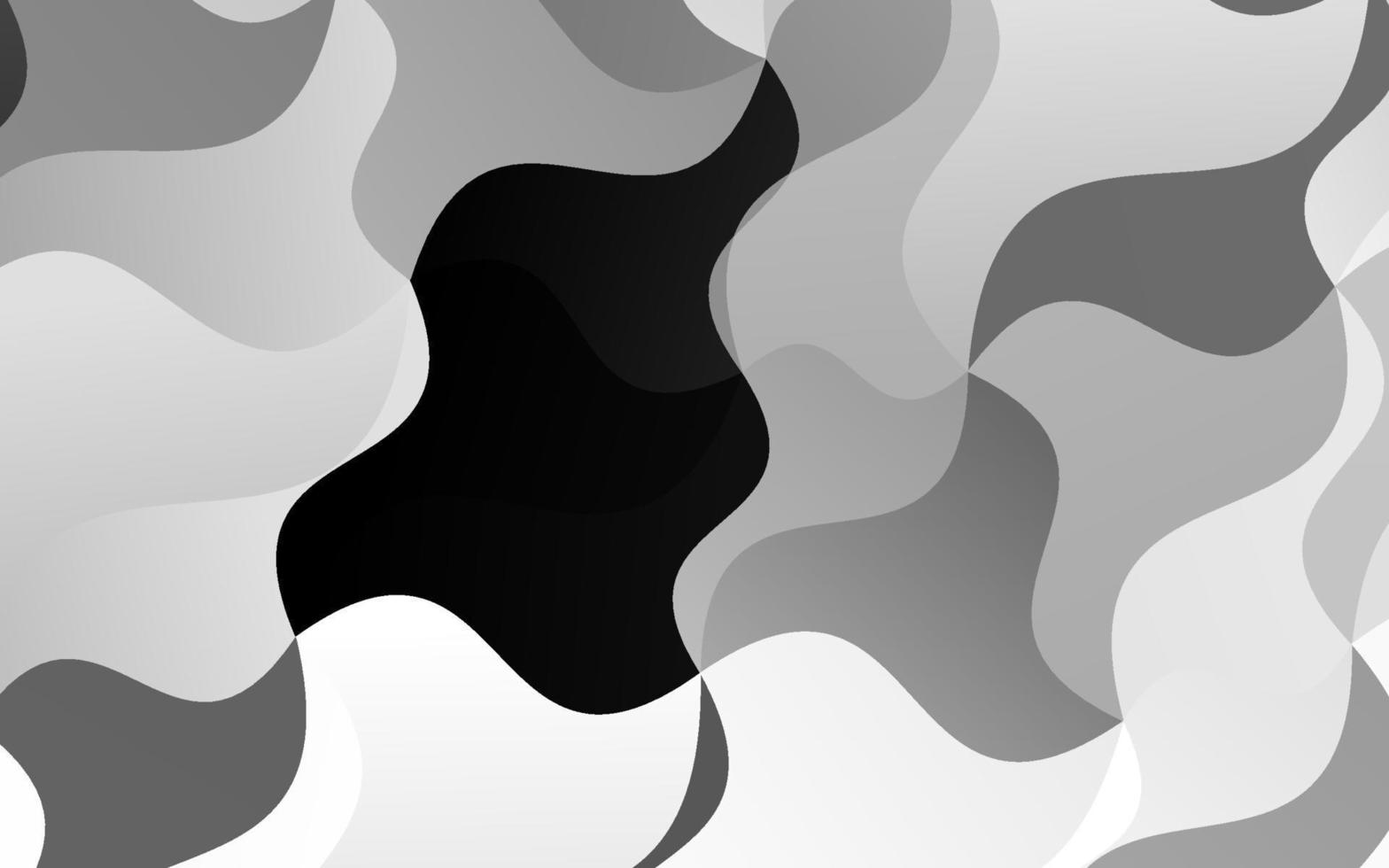 Light Silver, Gray vector pattern with lava shapes.