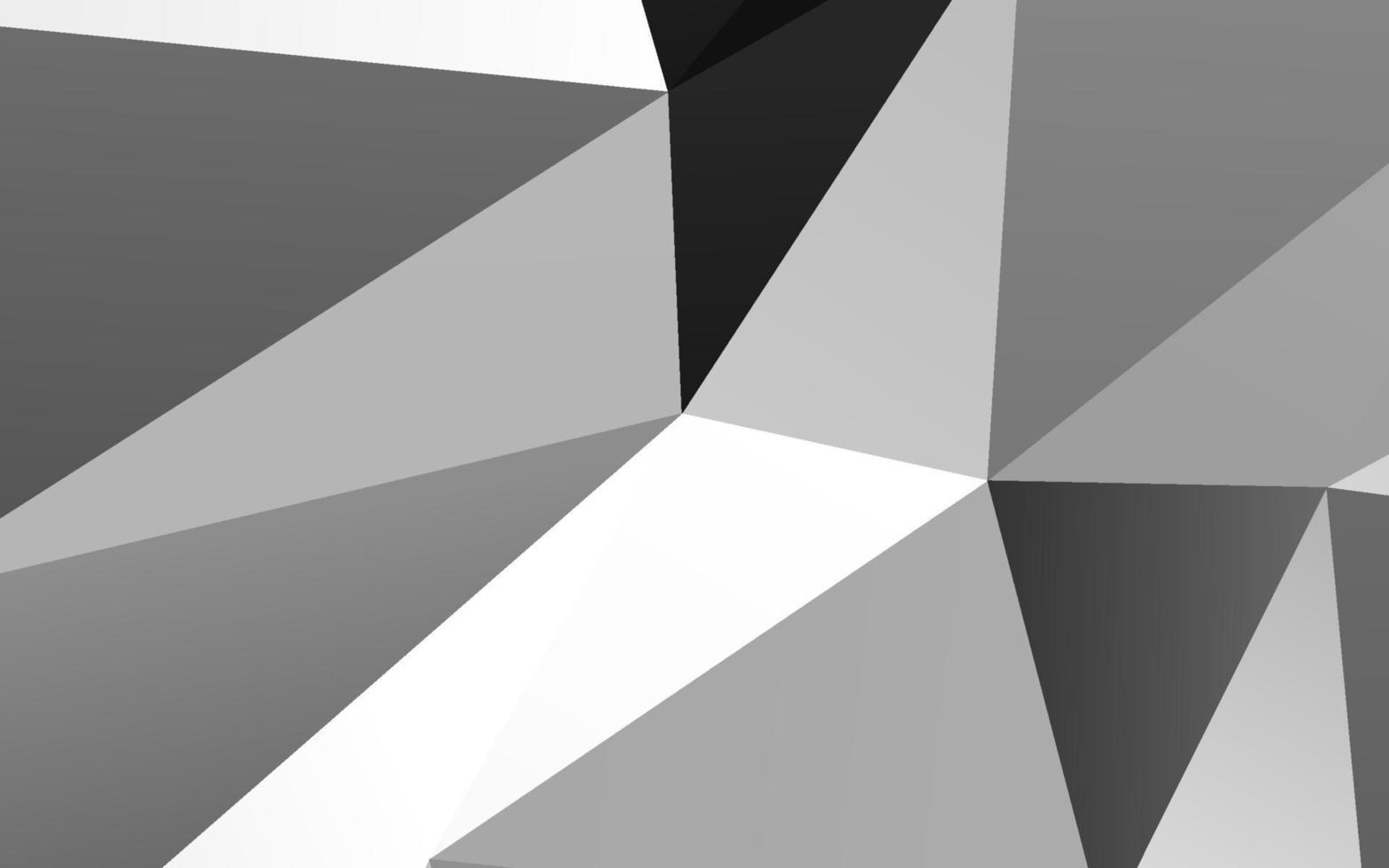 Fondo de mosaico abstracto de vector gris plateado claro.