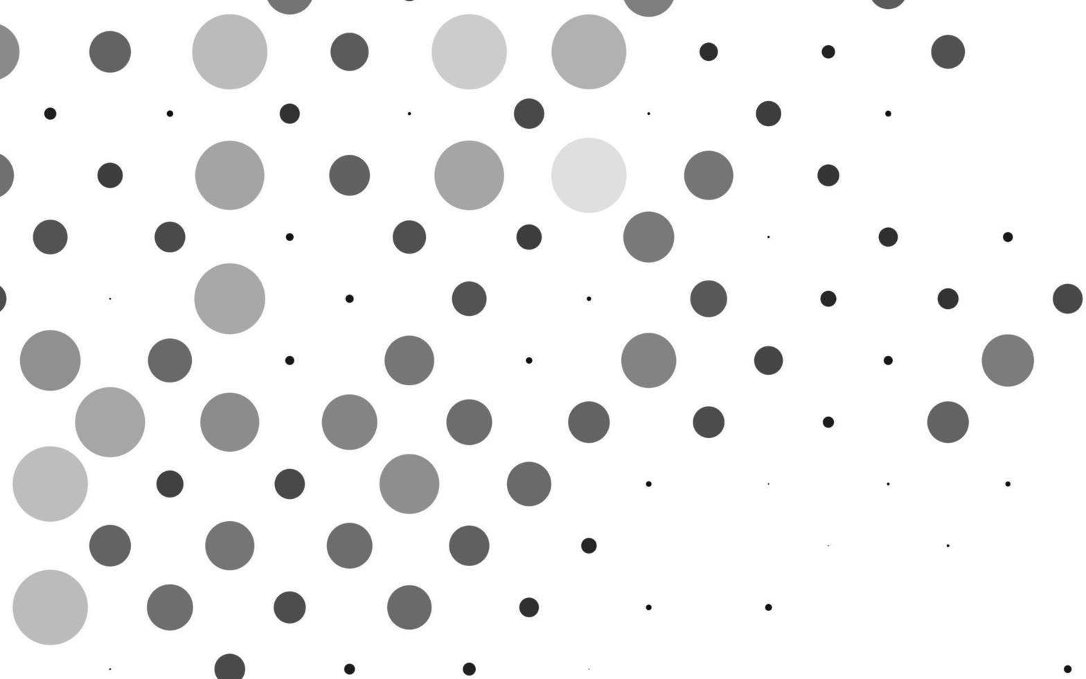 diseño vectorial gris plateado claro con formas circulares. vector
