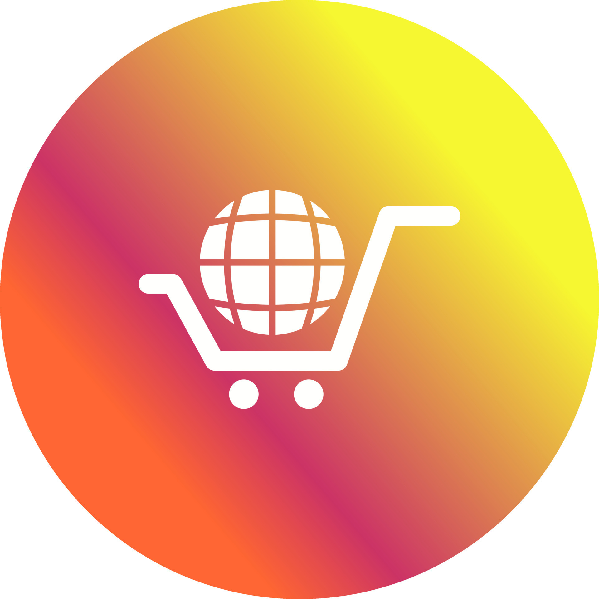 Global Shopping Unique Vector Icon 20996721 Vector Art at Vecteezy