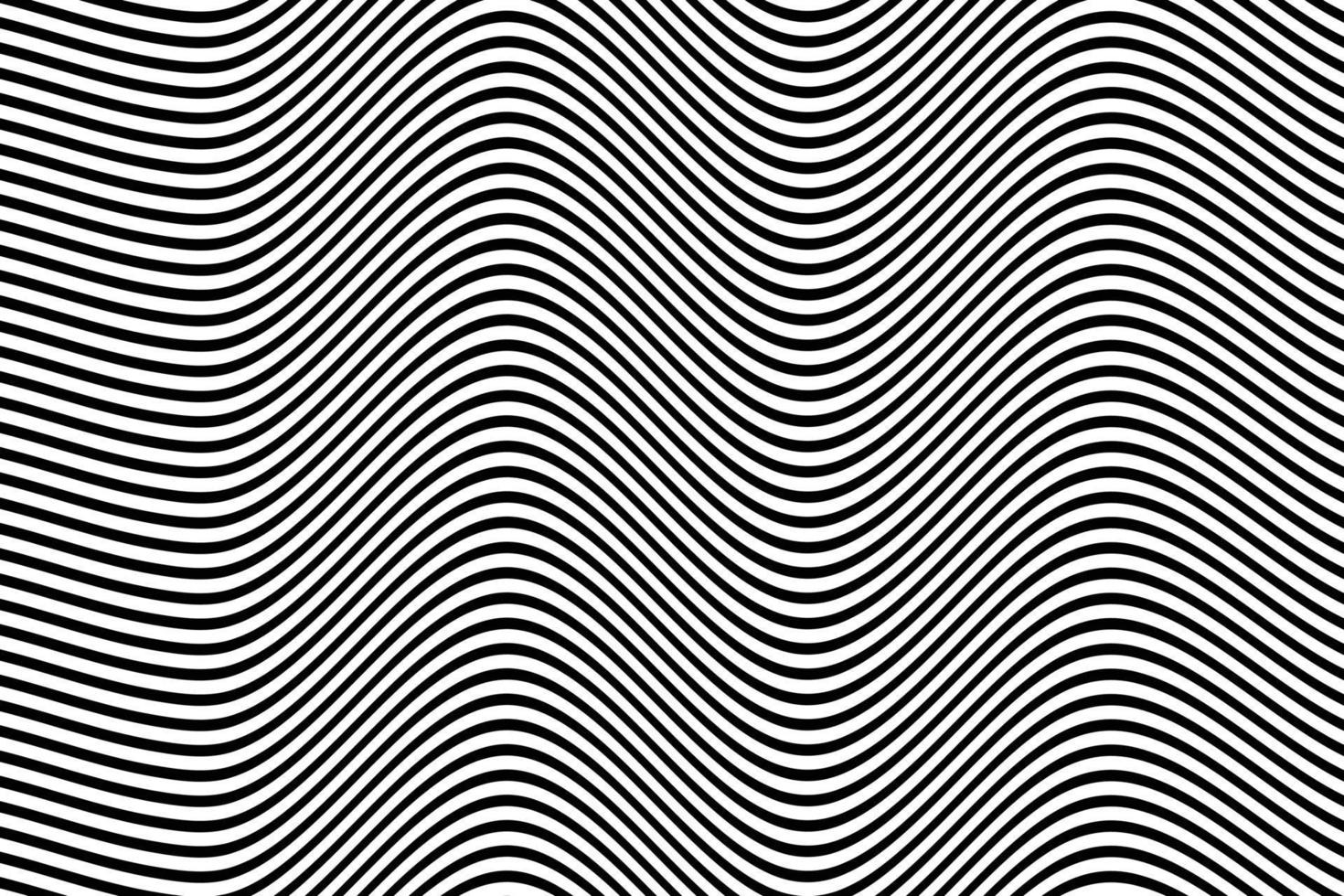 abstract diagonal black lines on white background wave pattern. vector