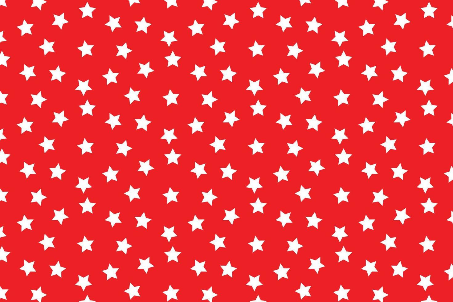 abstract seamless white star pattern and red background suitable for poster, paper. vector