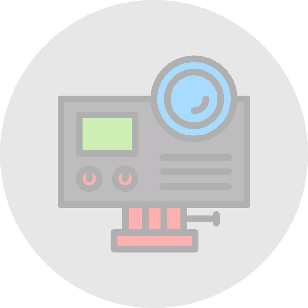 Action Camera Vector Icon Design