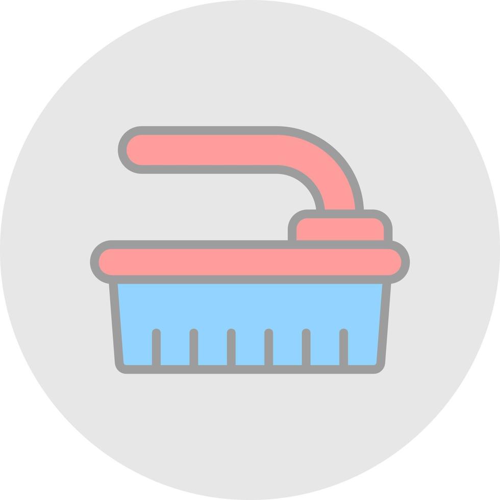 diseño de icono de vector de cepillo de limpieza