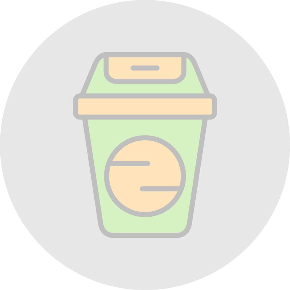 Trash Can Vector Icon Design