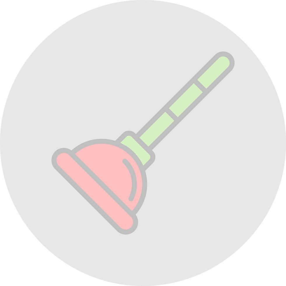 Plunger Vector Icon Design