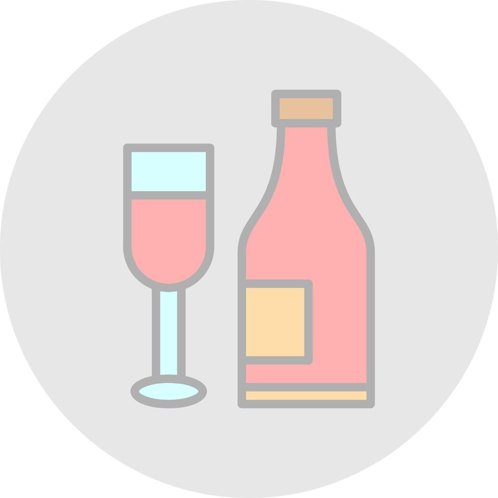 Champagne Vector Icon Design