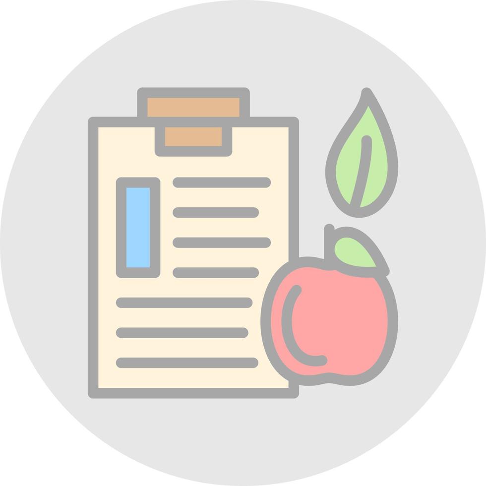 Diet Vector Icon Design