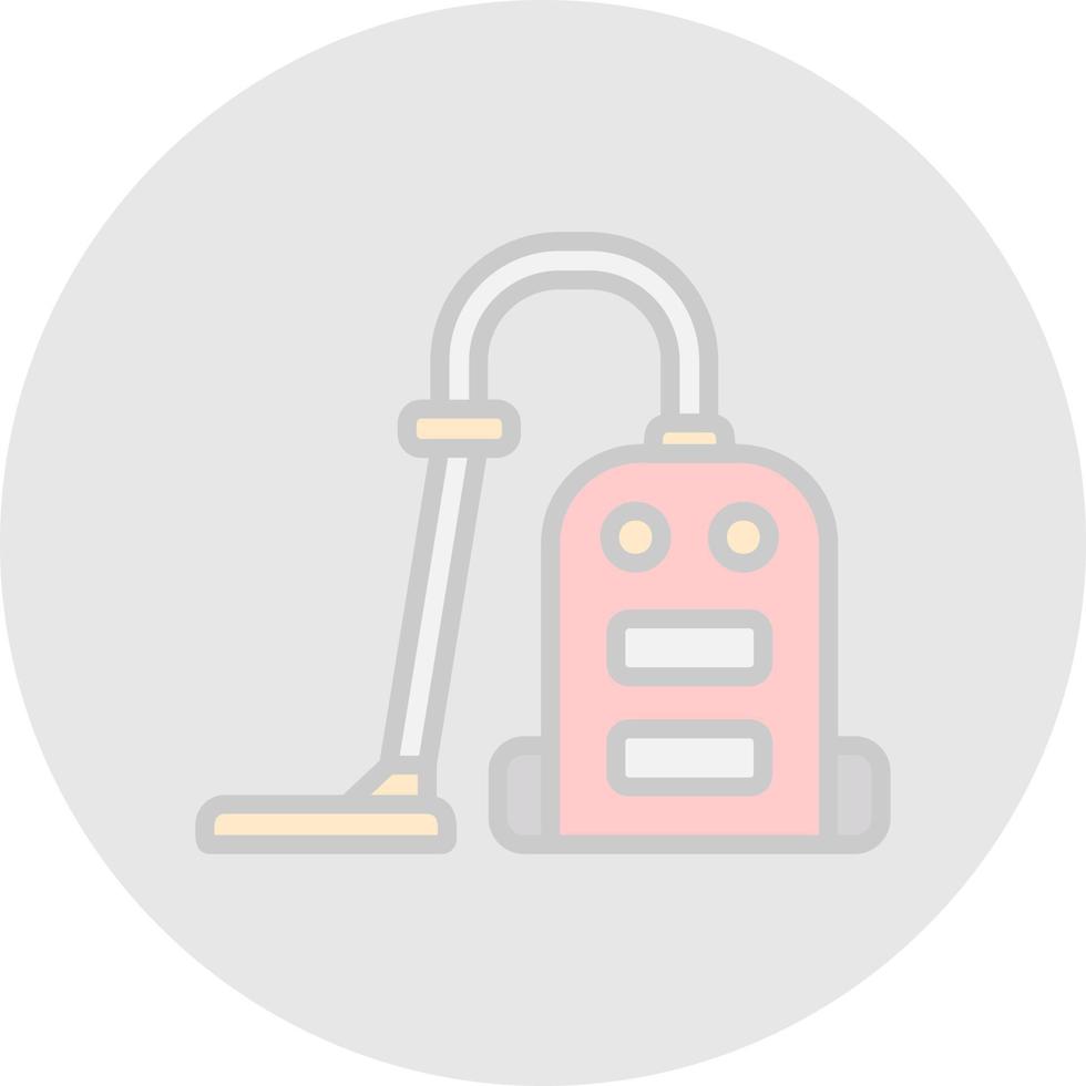 Vacuum Cleaner Vector Icon Design