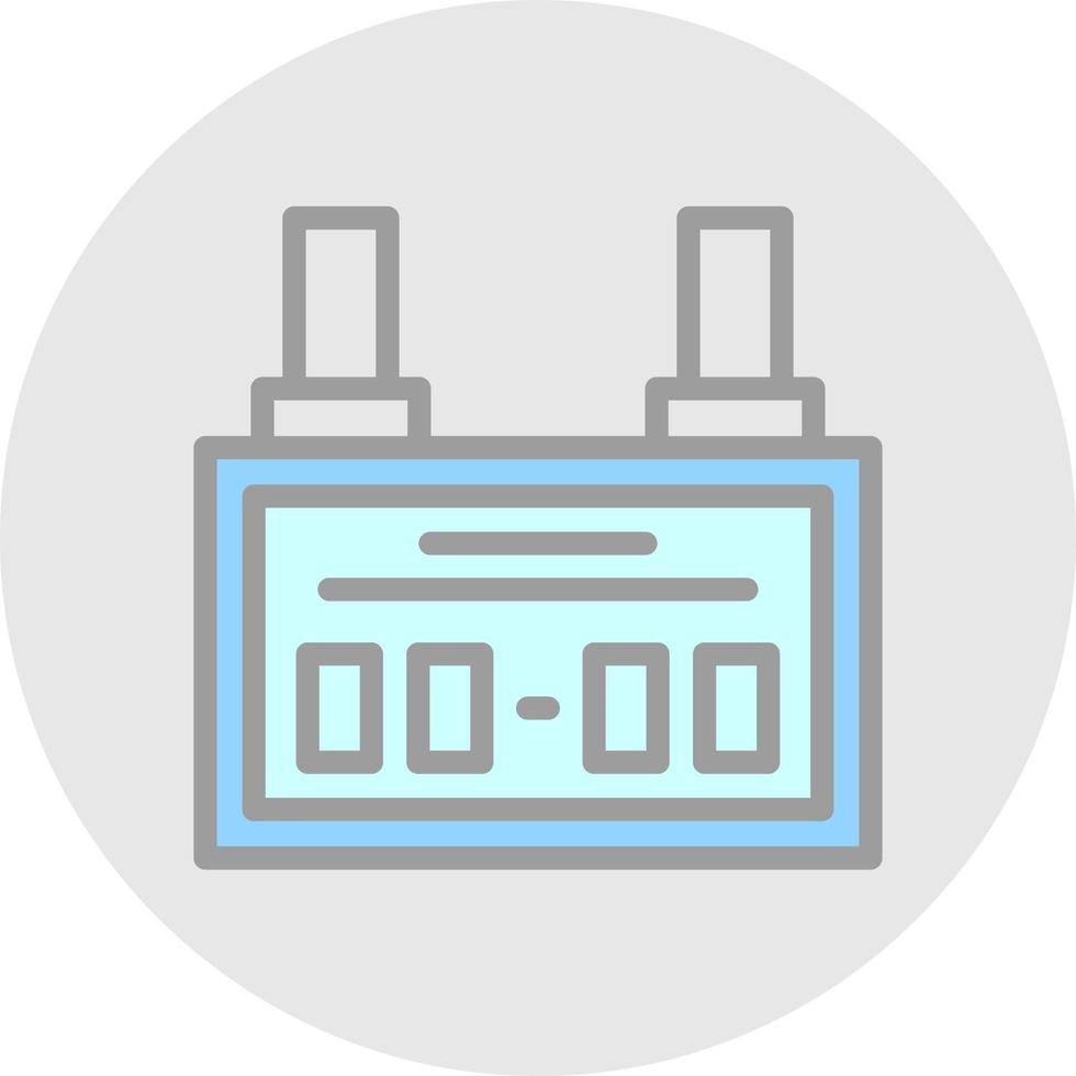 Scoreboard Vector Icon Design