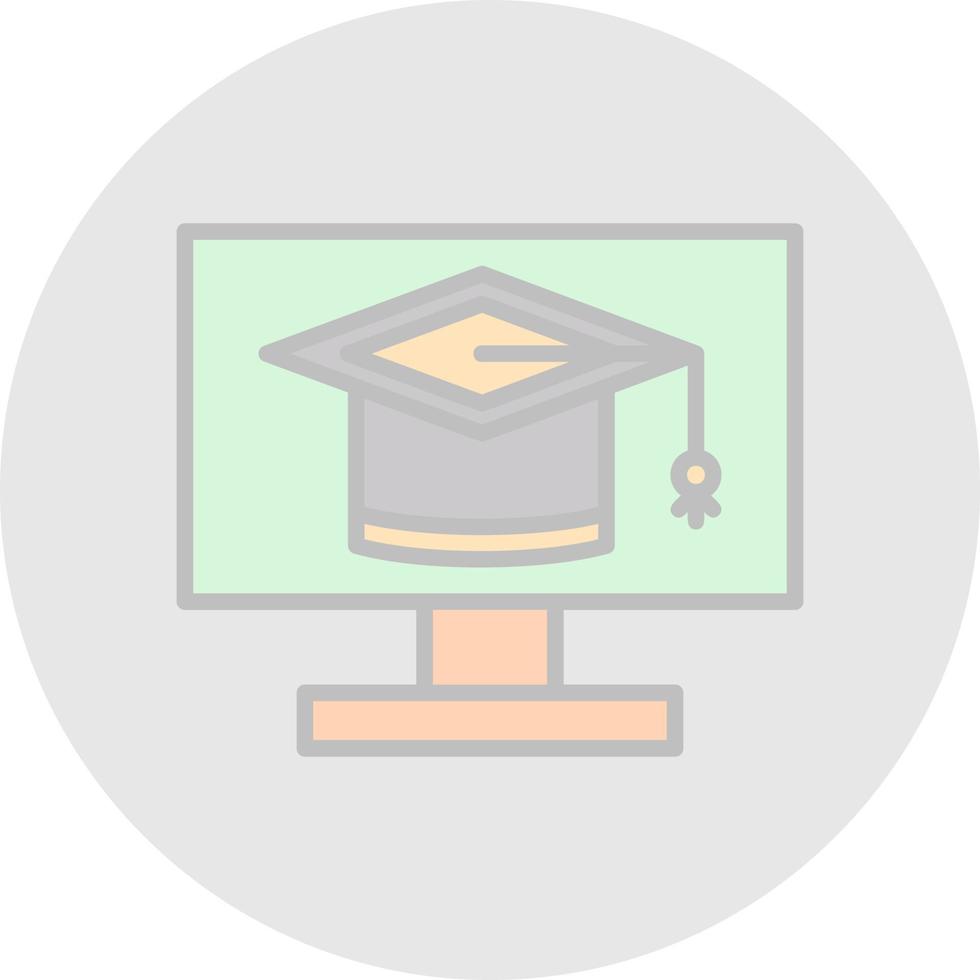 E Learning Vector Icon Design