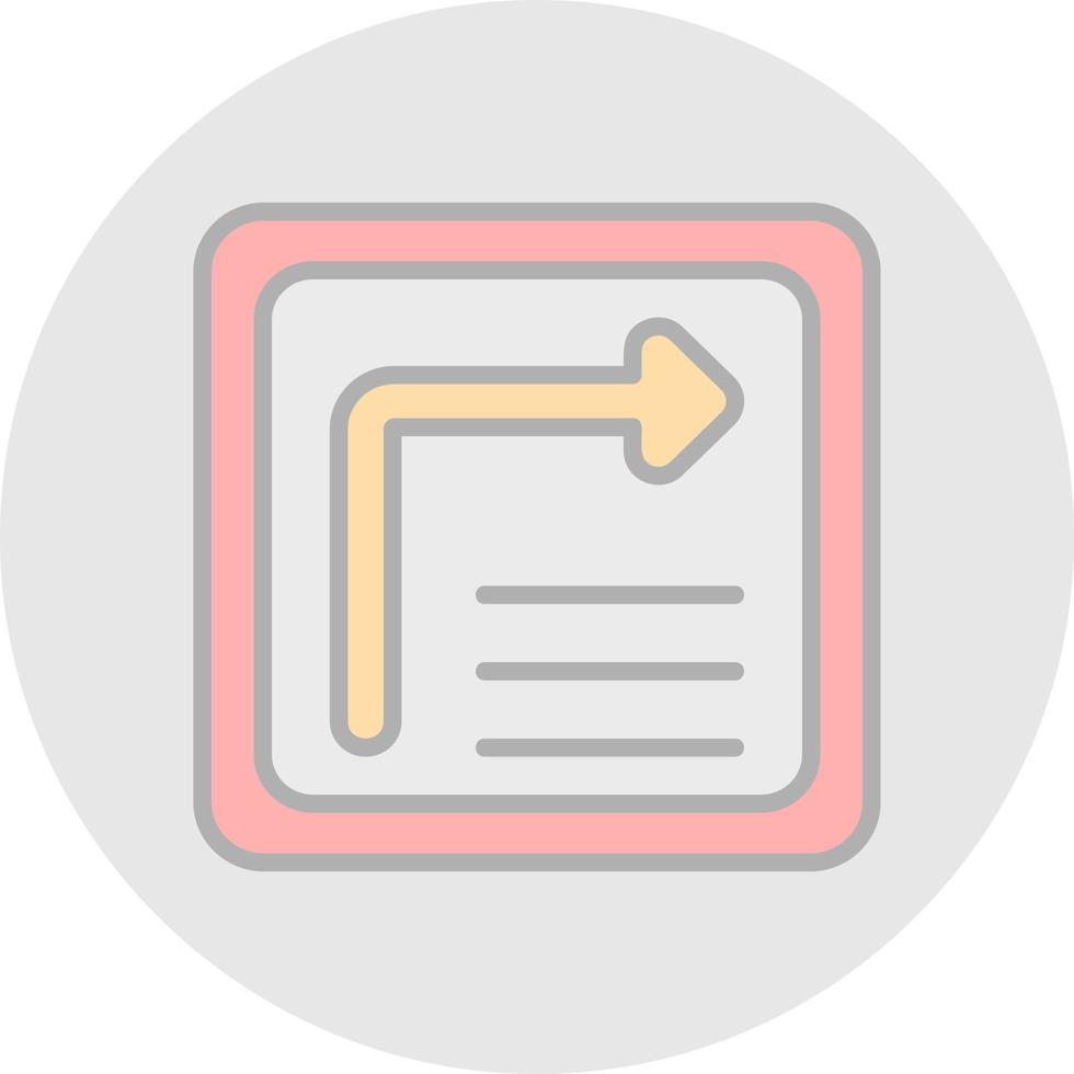 Directional Sign Vector Icon Design