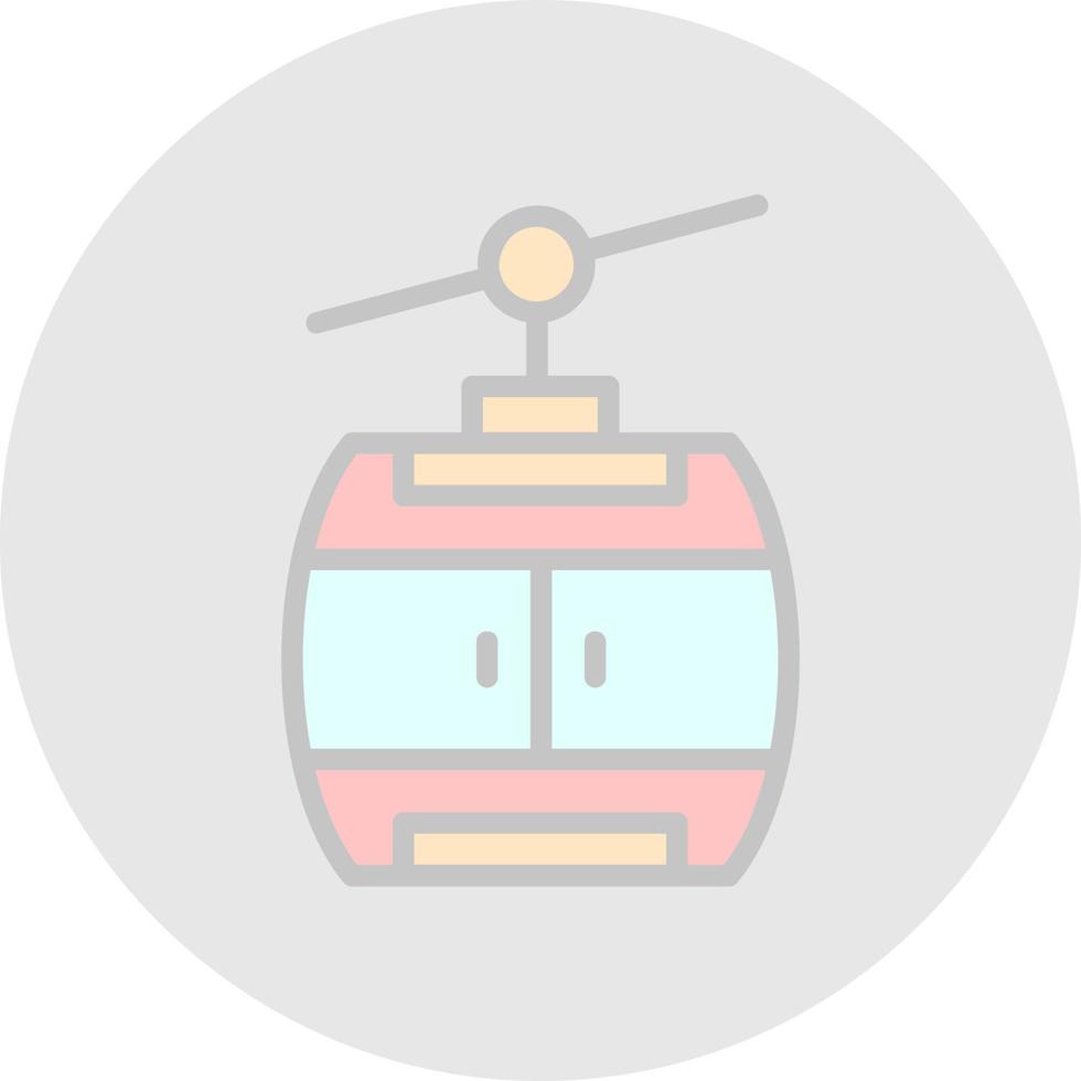 Gondola Vector Icon Design