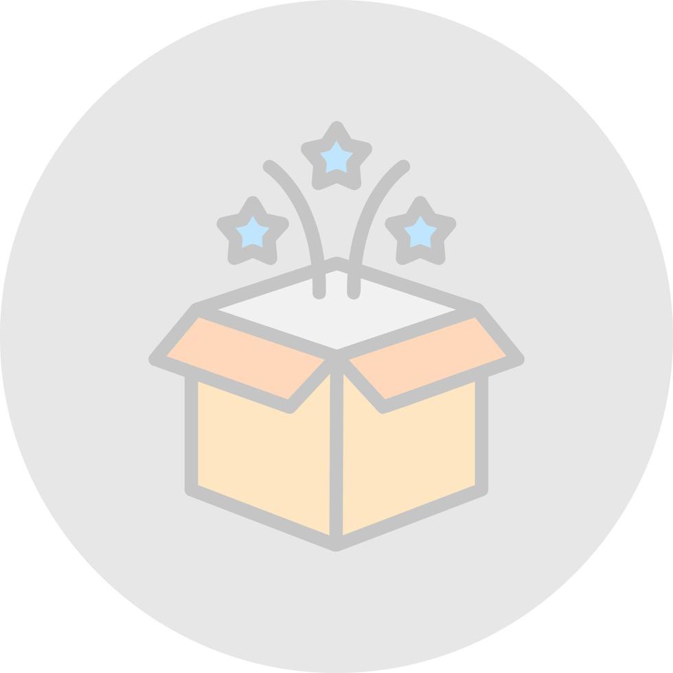 Magic Box Vector Icon Design