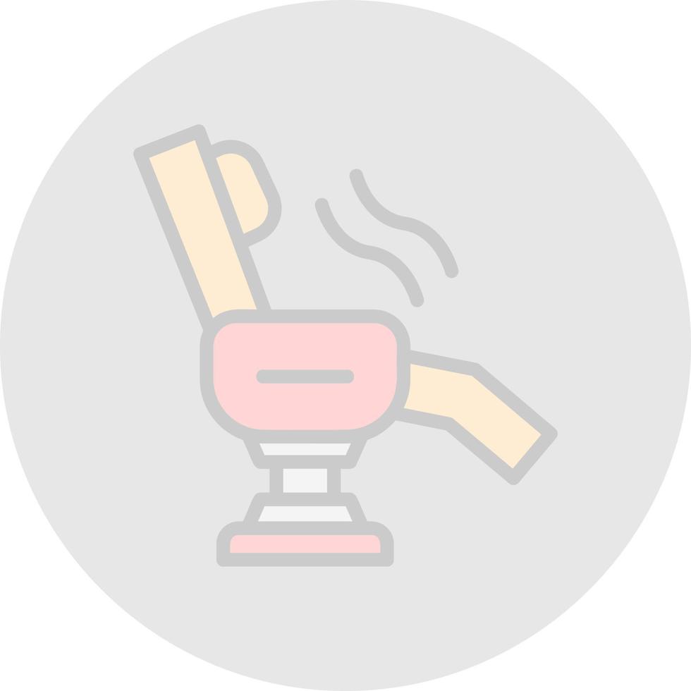 Massage Chair Vector Icon Design