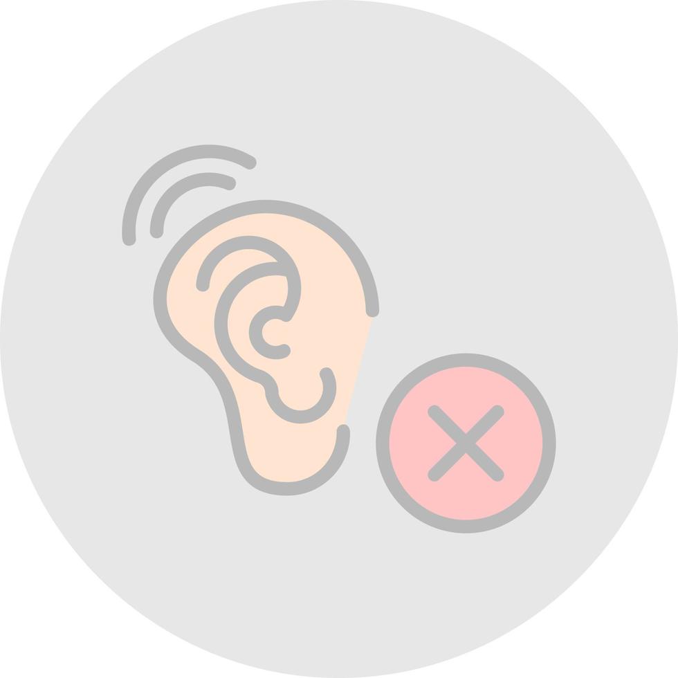 Deaf Vector Icon Design