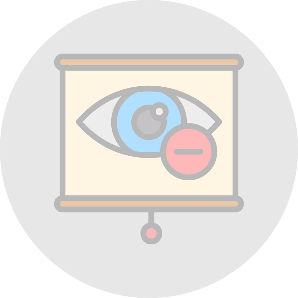 Myopia Vector Icon Design