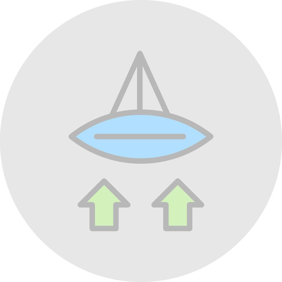 Convex Lens Vector Icon Design