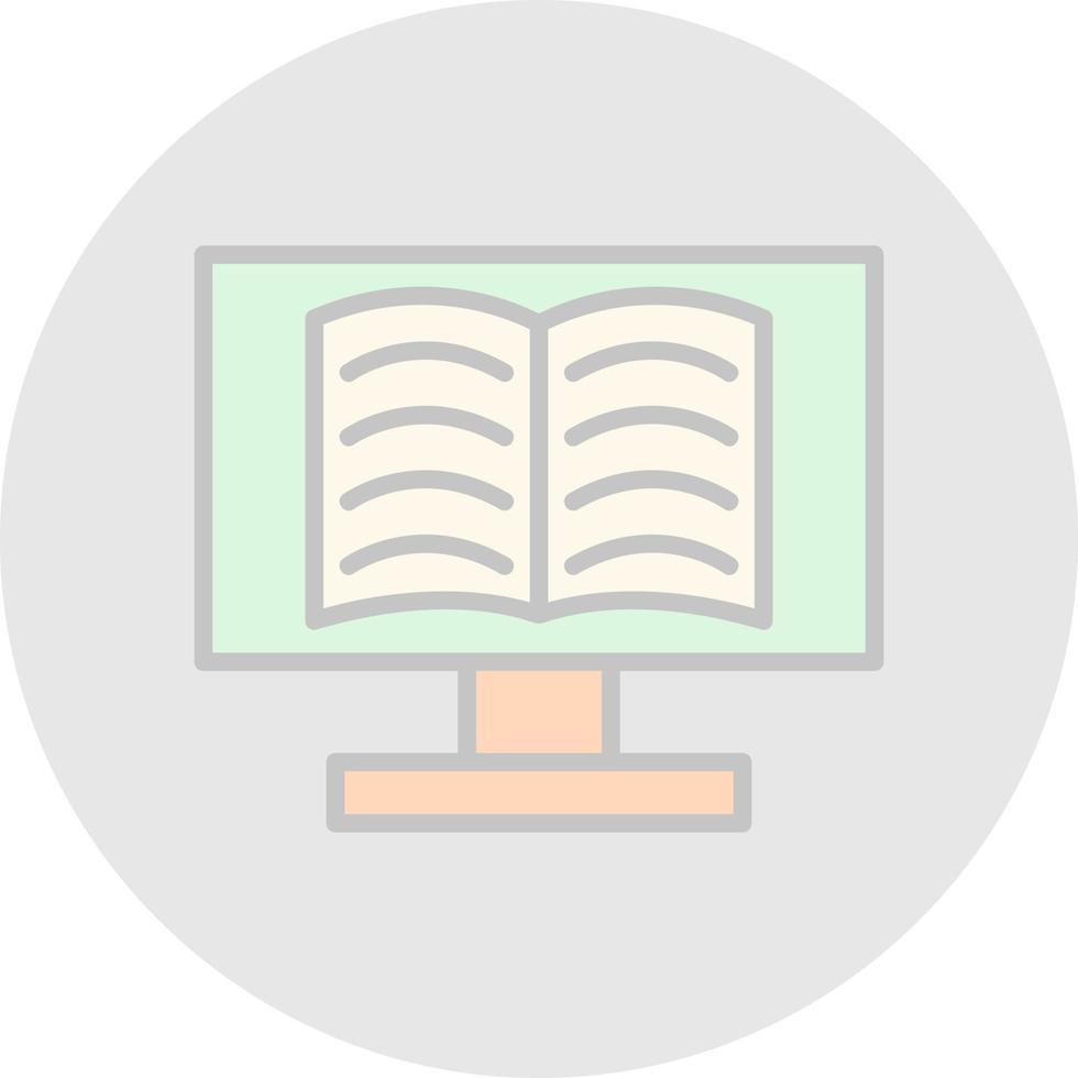 Online Education Vector Icon Design