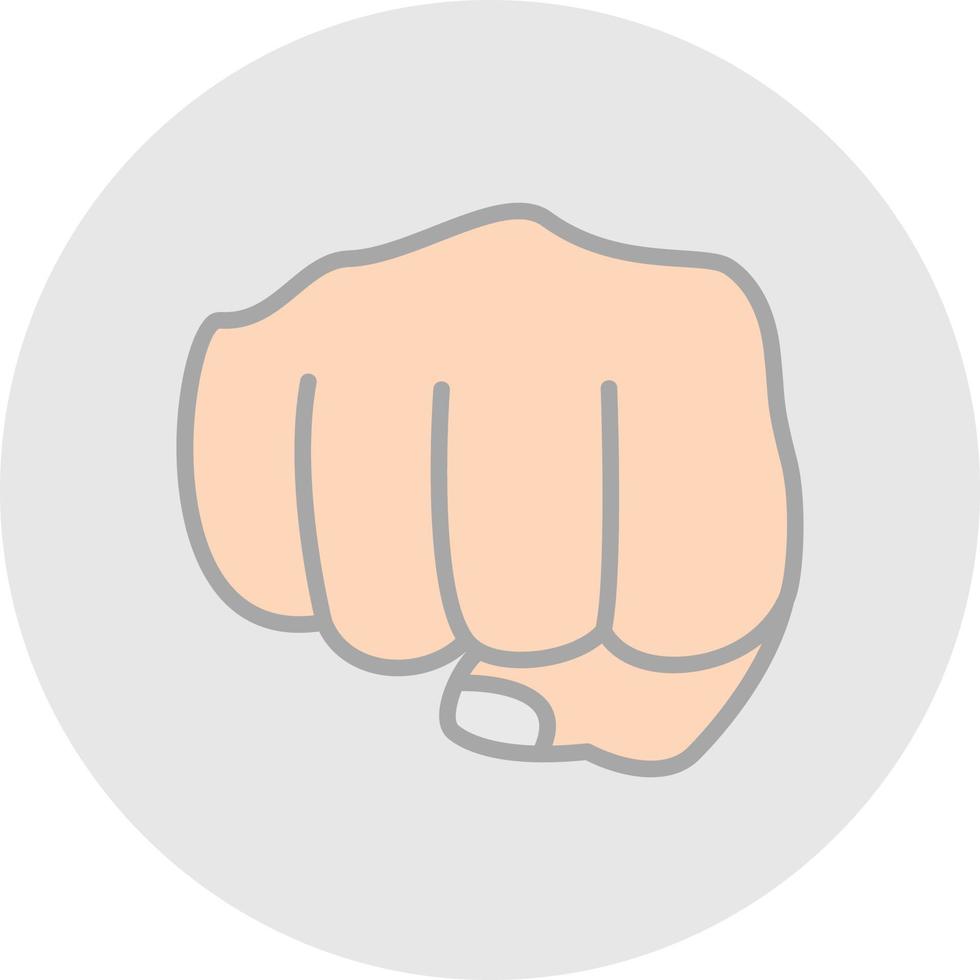 Punch Vector Icon Design