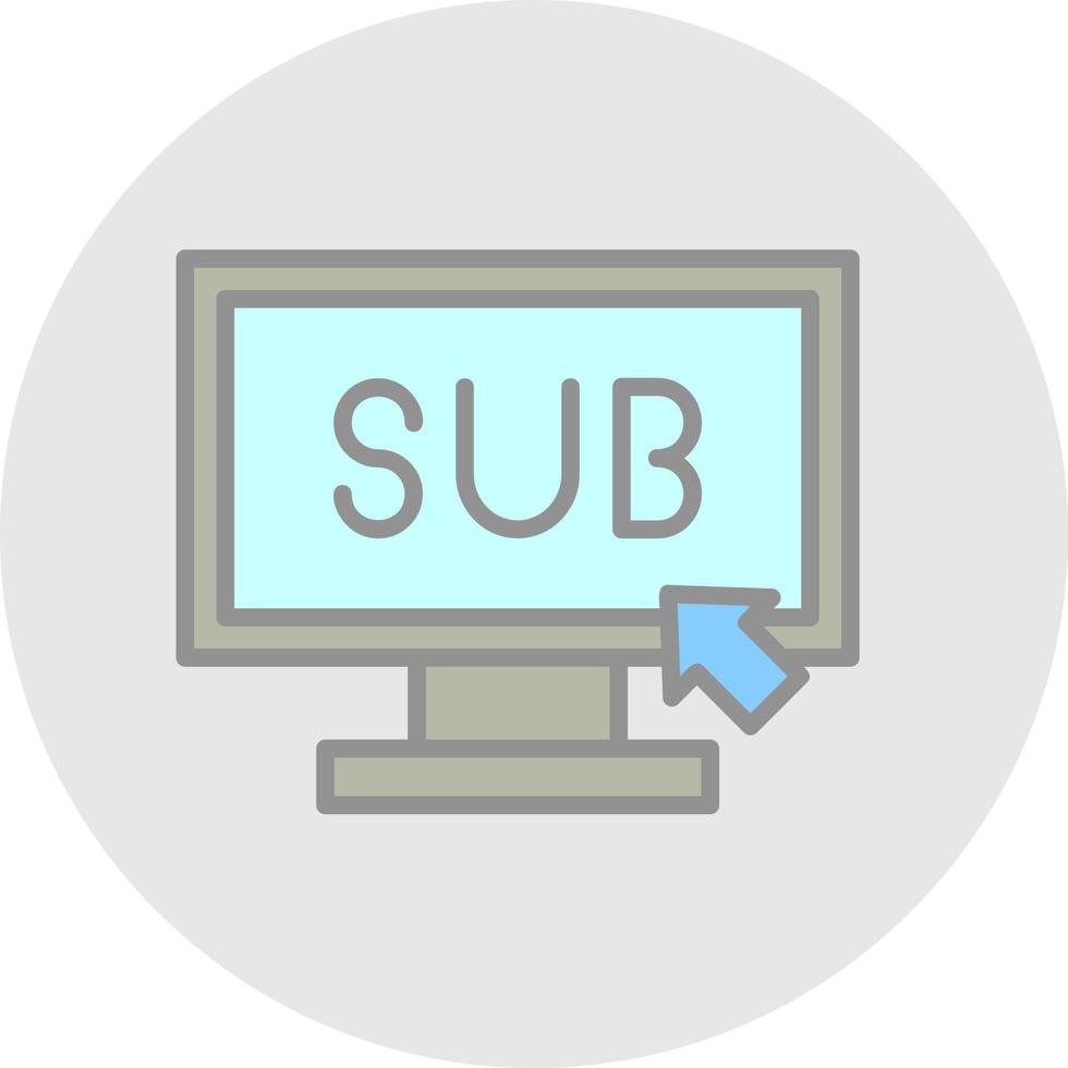 Subscribe Vector Icon Design