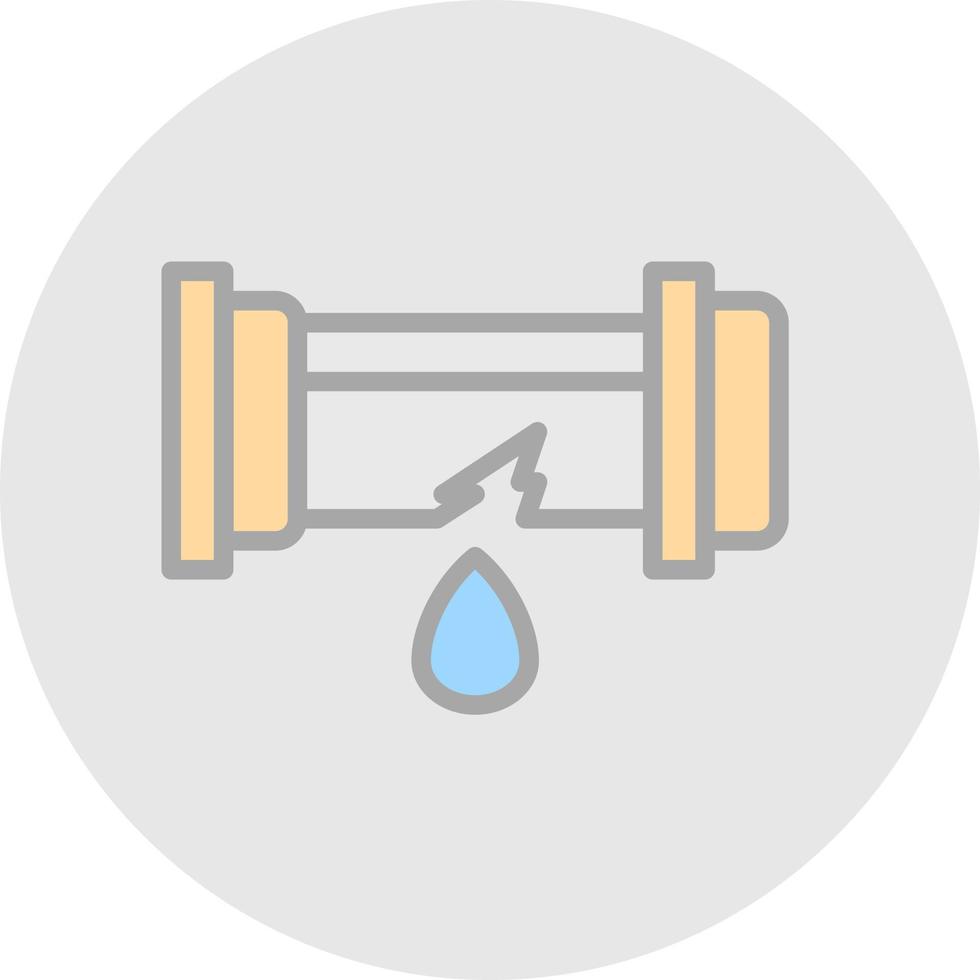 Leaking Vector Icon Design