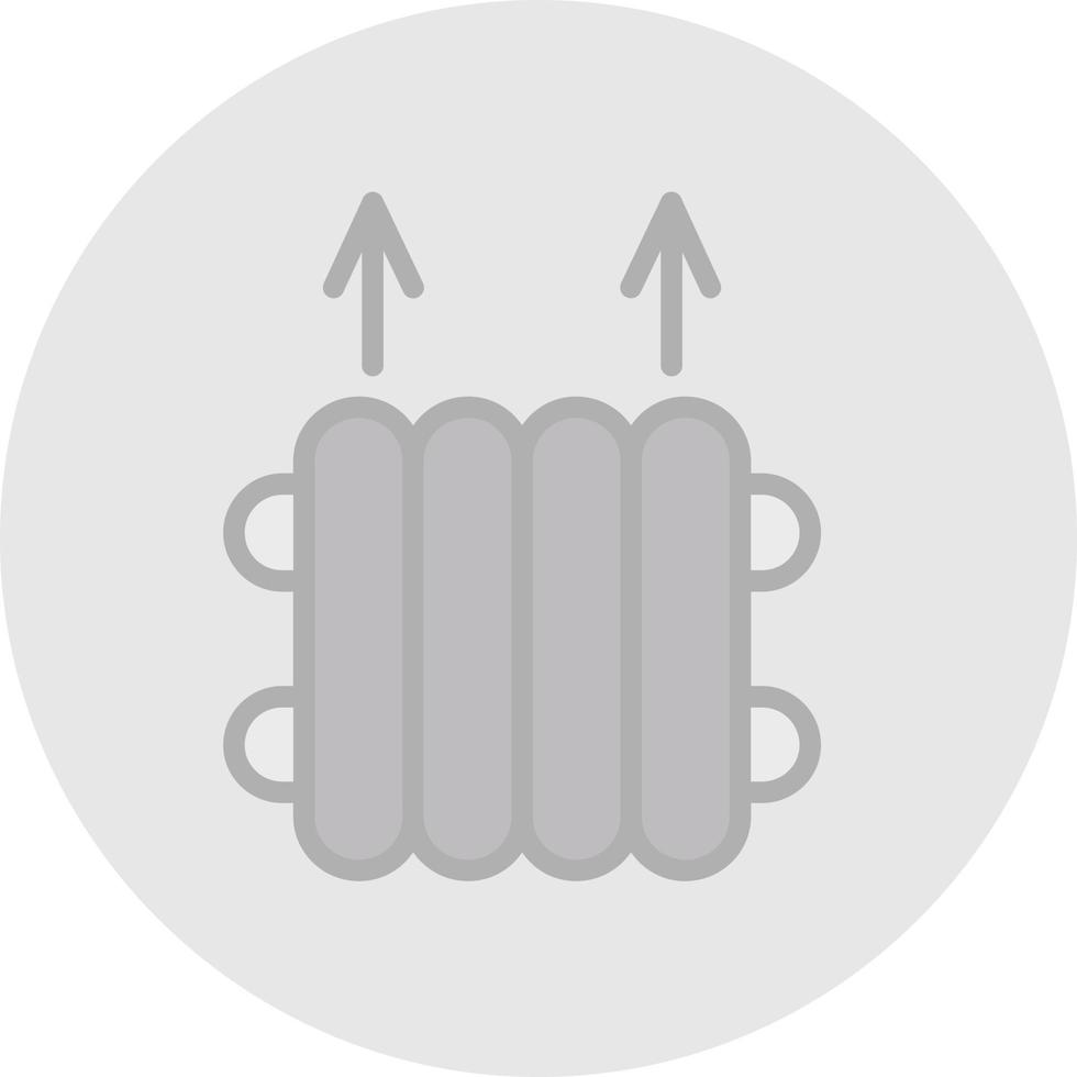 Radiator Vector Icon Design