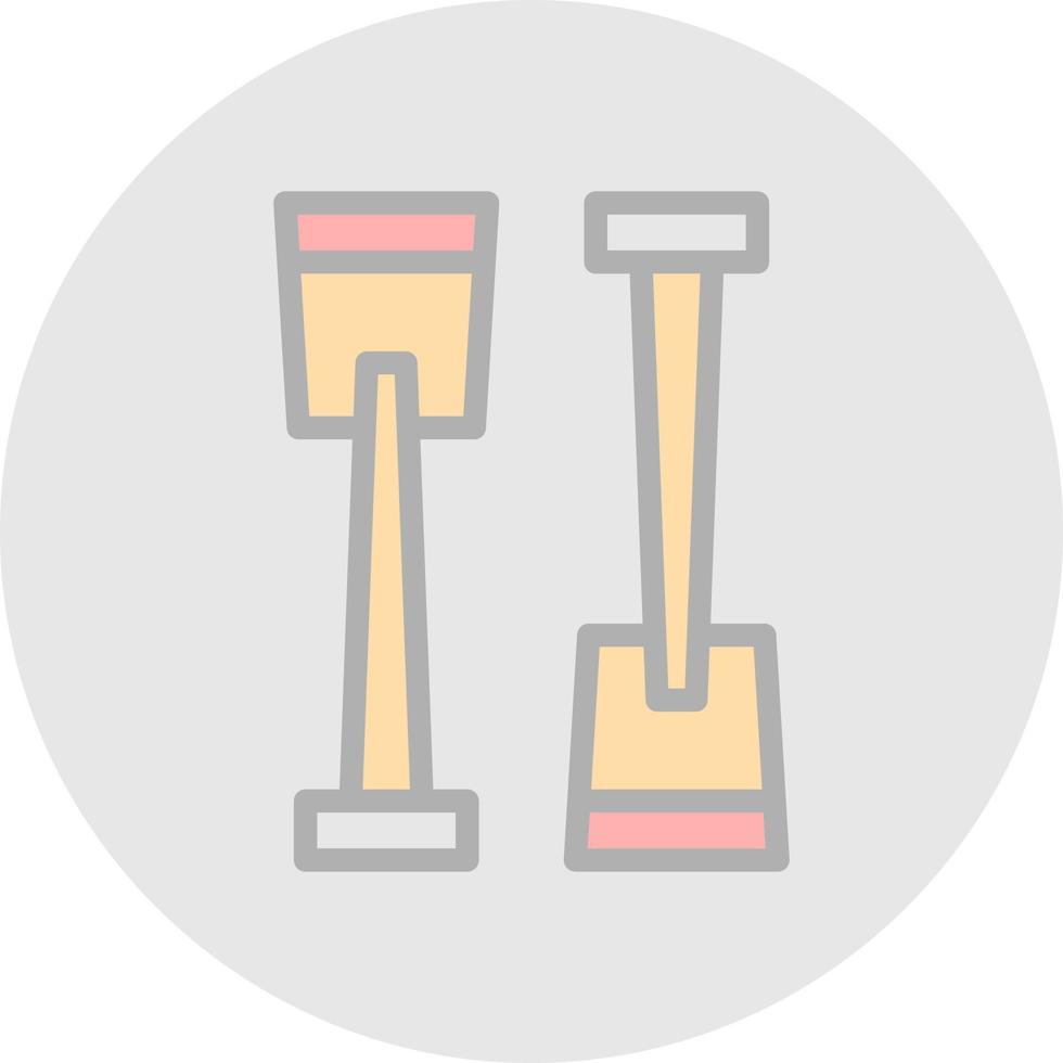 Paddle Vector Icon Design