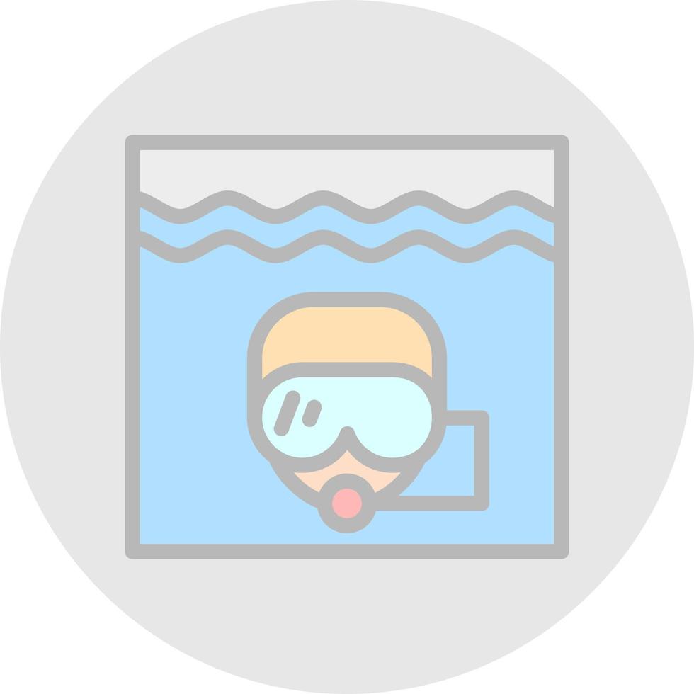 Diver Vector Icon Design