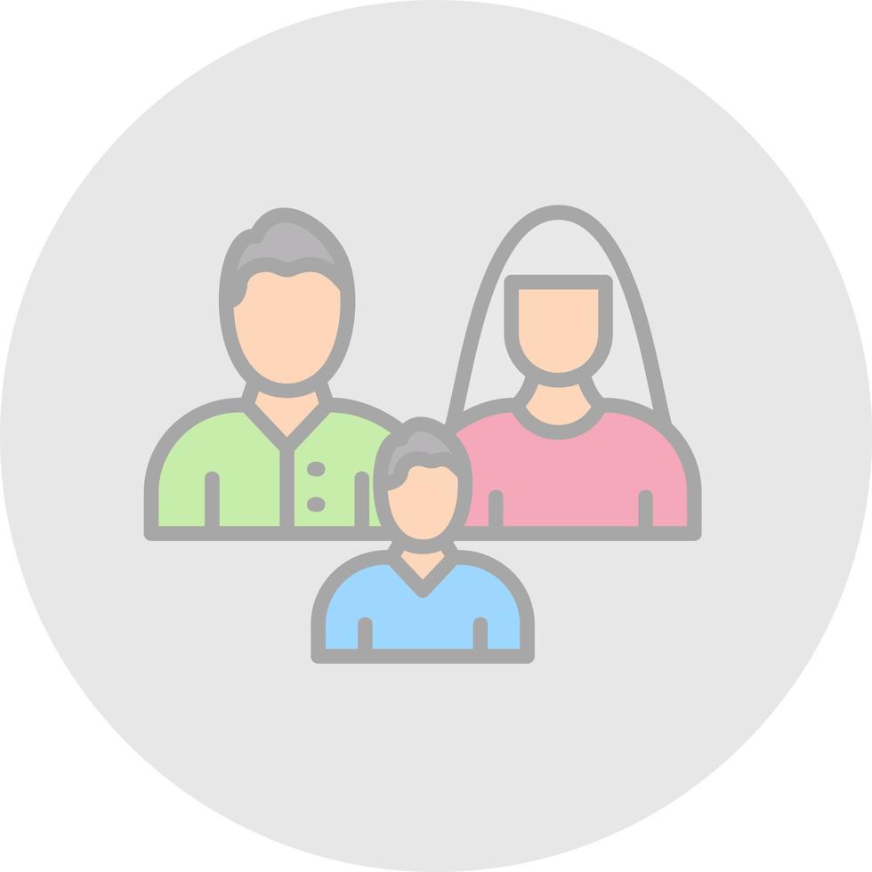 Family Vector Icon Design