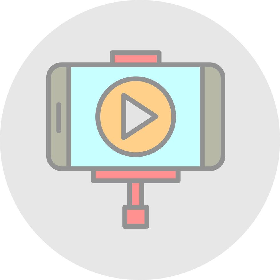 Vlog Vector Icon Design