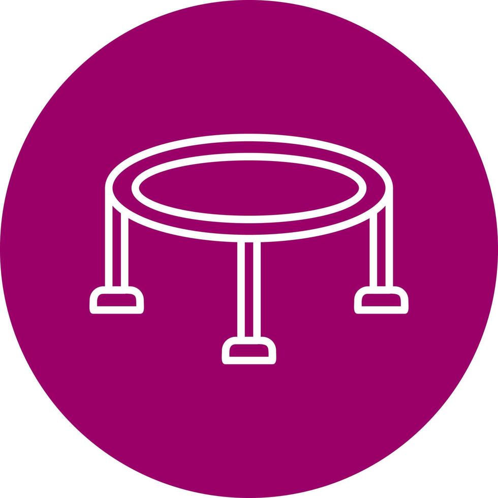 Trampoline Vector Icon
