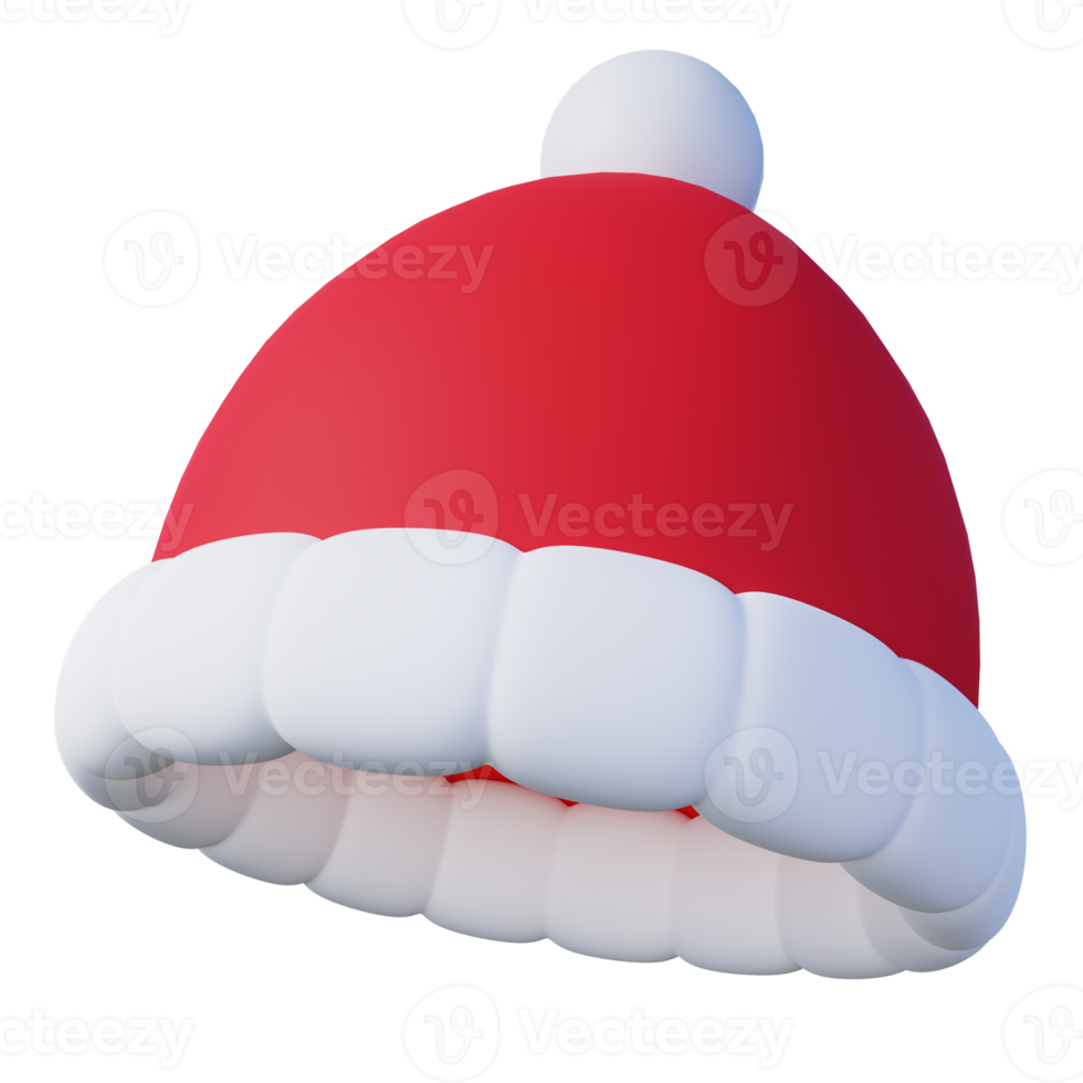3d illustration of winter beanie png