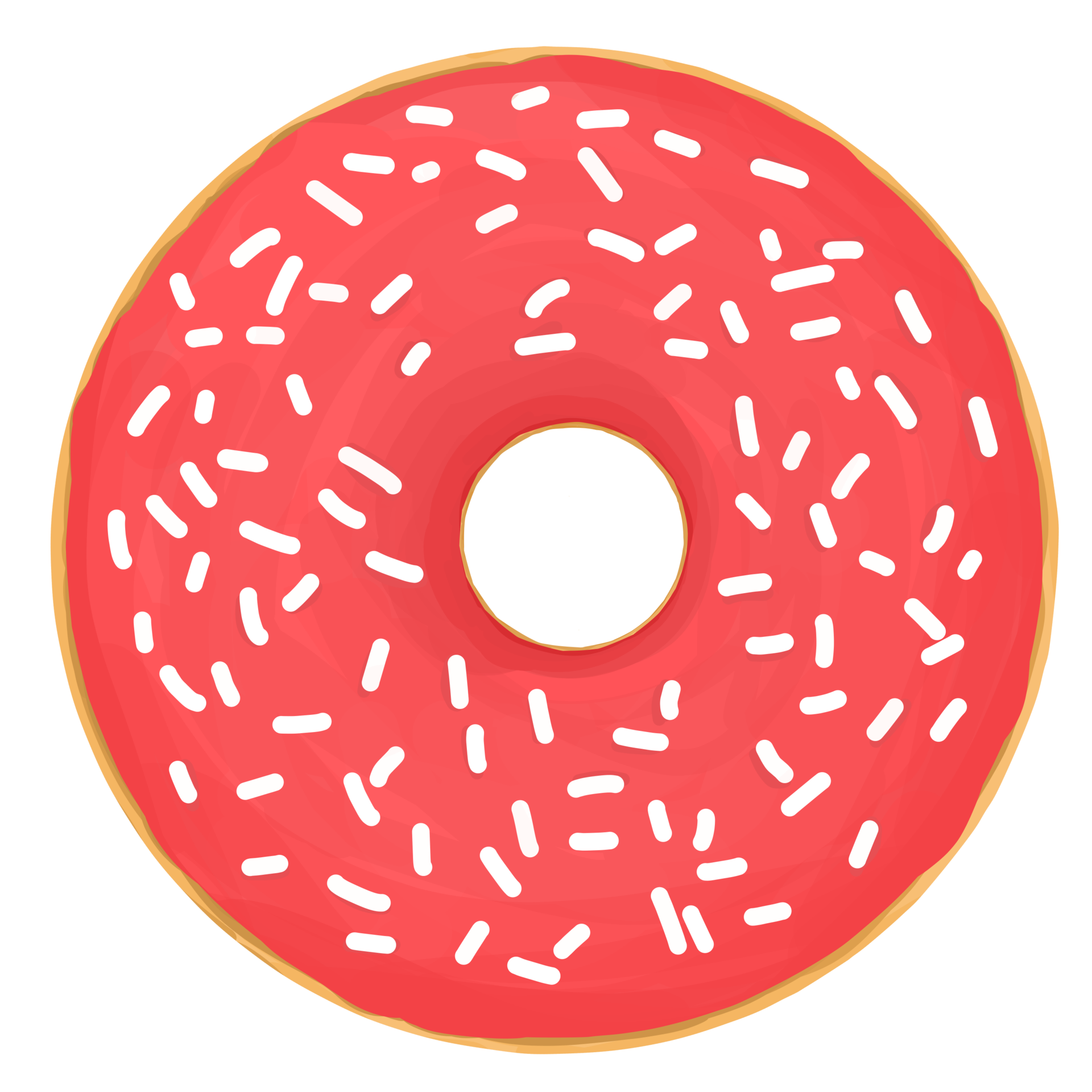 Free Donut Red Velvet with White Sprinkles 20998056 PNG with