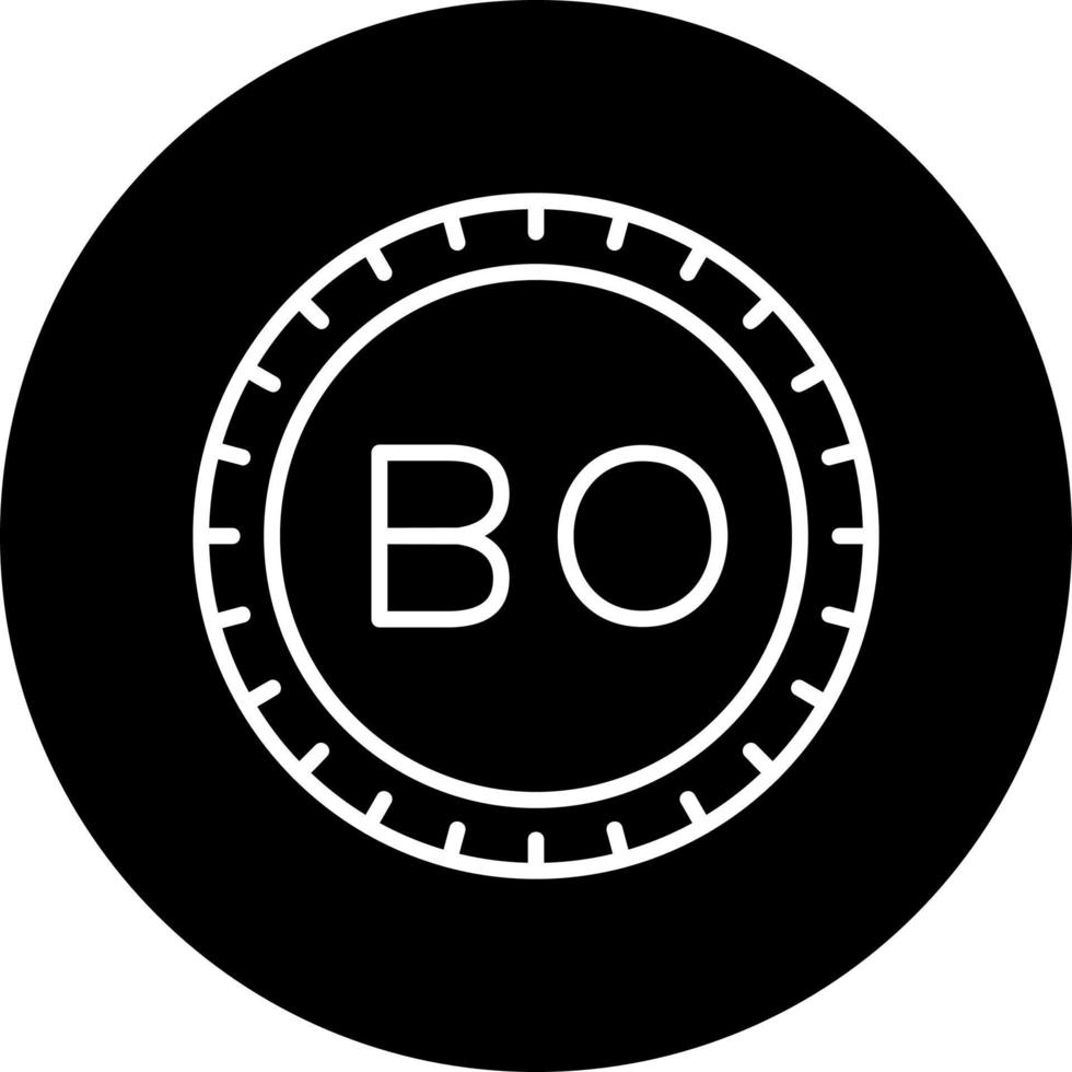 bolivia marcar código vector icono