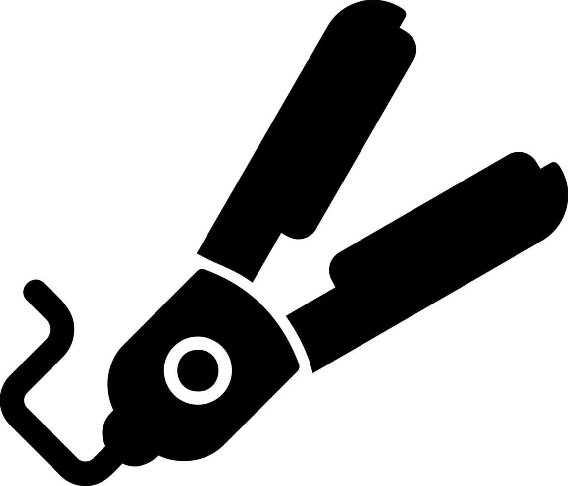 Hair Iron Vector Icon